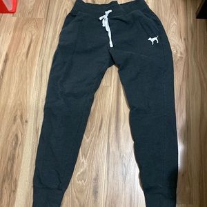 VS PINK grey joggers